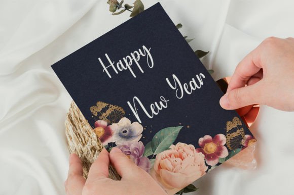 Happy Holliday Font PNG with transparent background - Preview 2