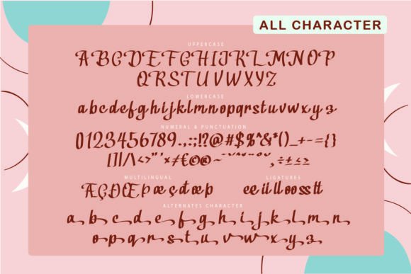 Kamellia Font font preview - 5