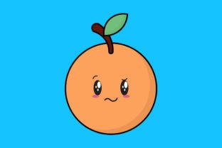 Kawaii Fruit Orange Icon Graphic by naskaaset · Creative Fabrica