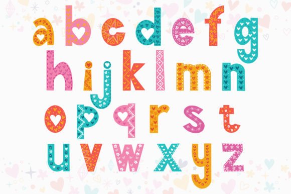 Love You Story Font PNG with transparent background - Preview 2