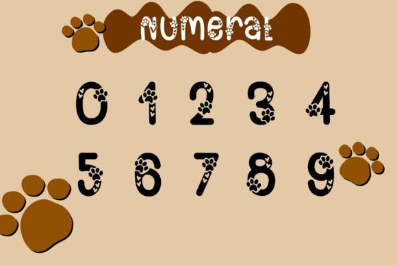 Lovely Paws Font Font font preview - 4