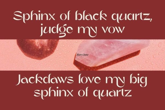 Mary June Font PNG with transparent background - Preview 5