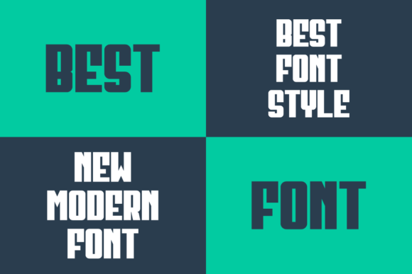 Mozone Crunchy Font PNG with transparent background - Preview 2