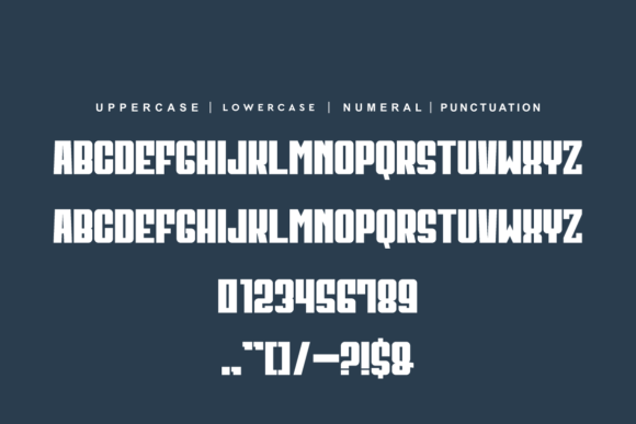 Mozone Crunchy Font PNG with transparent background - Preview 3