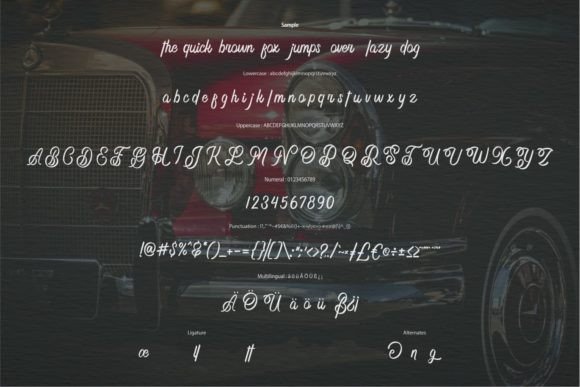 Ninegine Font PNG with transparent background - Preview 5