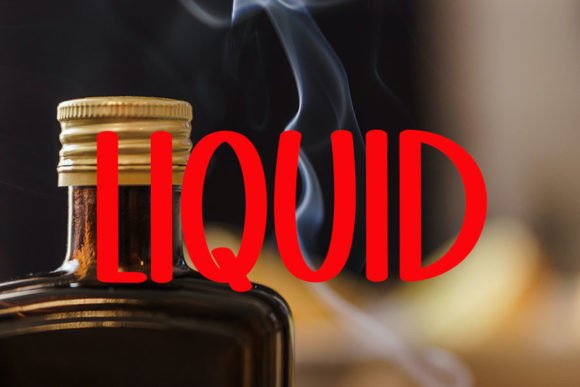 No Smoking Font PNG with transparent background - Preview 2