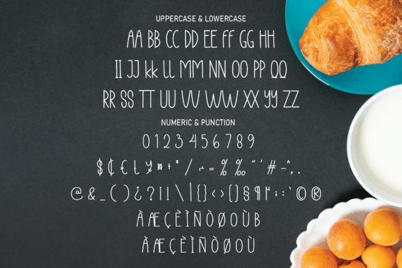 Plain Bakery Font PNG with transparent background - Preview 6