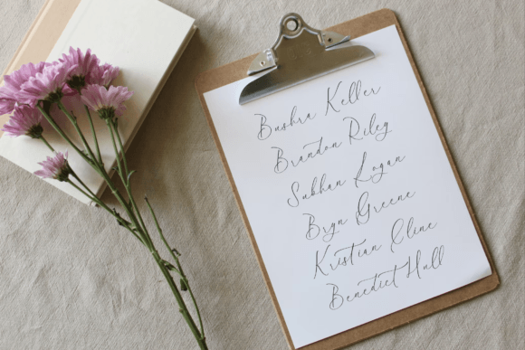 Qloveland Marrtin Font PNG with transparent background - Preview 1