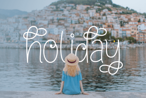 Sky Dance Font PNG with transparent background - Preview 1