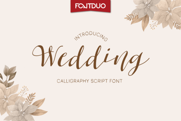 Wedding Script FontDuo