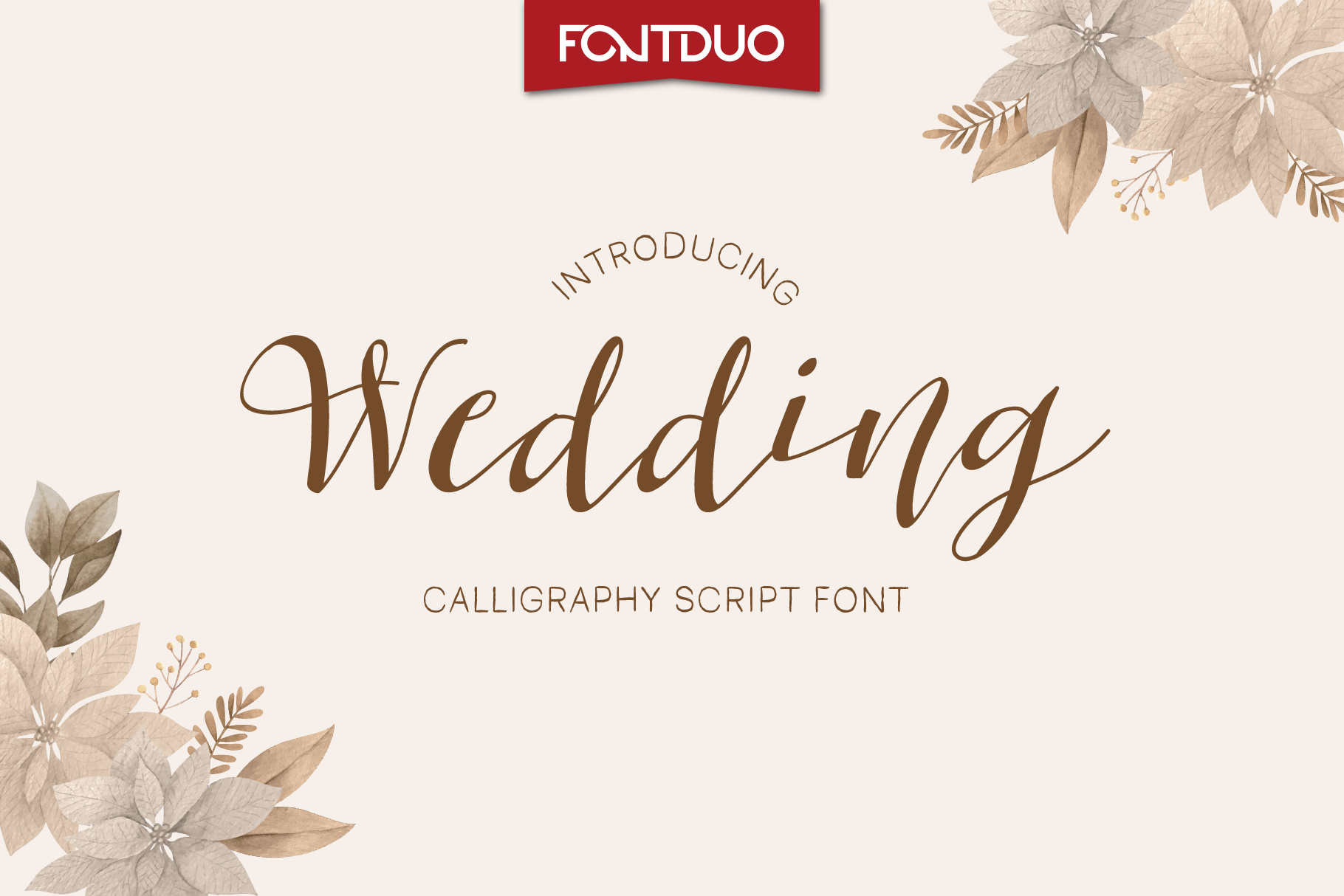 Wedding Script FontDuo