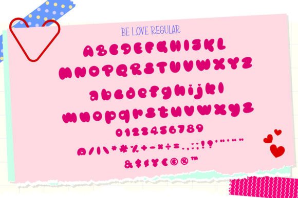 Be Love Font - Preview 1