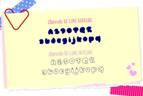 Be Love Font - Preview 3