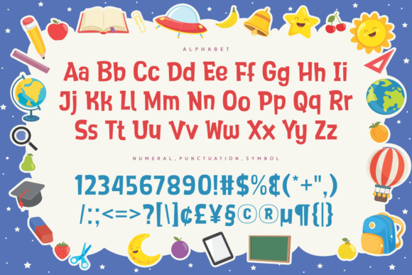 Childhood Dreams Font PNG with transparent background - Preview 3