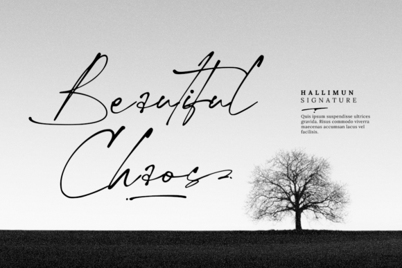 Hallimun Signature Font - Preview 1