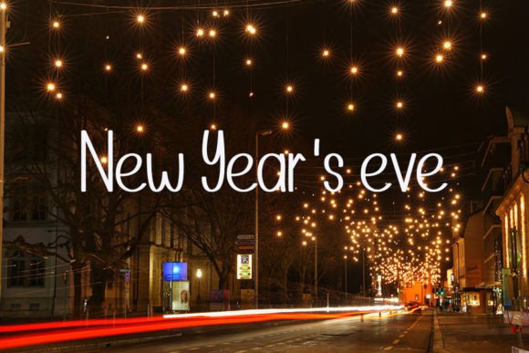 Happy New Year Font - Preview 3