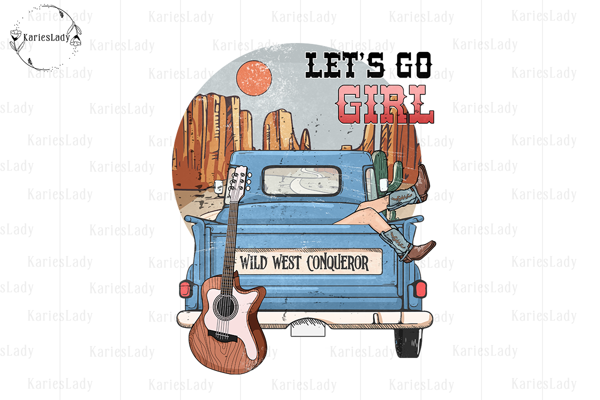 Let's Go Girl Sublimation Graphic by KariesLady · Creative Fabrica