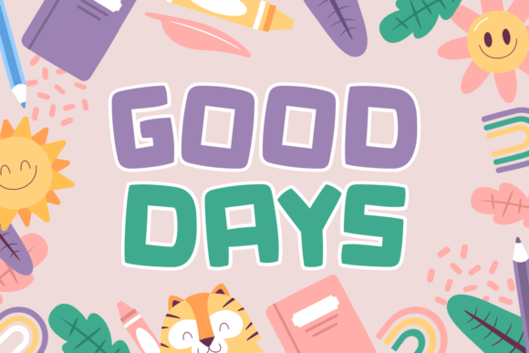 Quirky Stylish Font PNG with transparent background - Preview 4