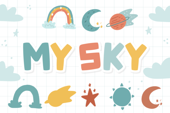 Quirky Stylish Font PNG with transparent background - Preview 5