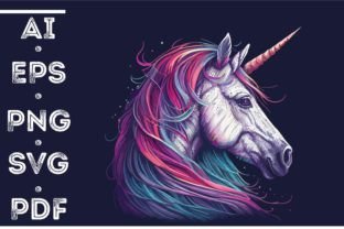 Unicorn Colorful Art Graphic by NESMLY · Creative Fabrica