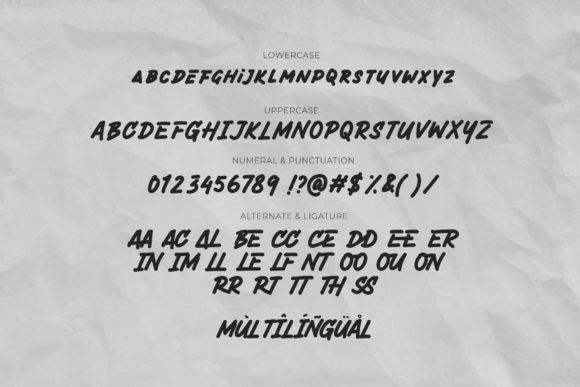 Active Marker Font - Preview 5