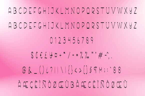 Ballon Rainbow Font - Preview 5