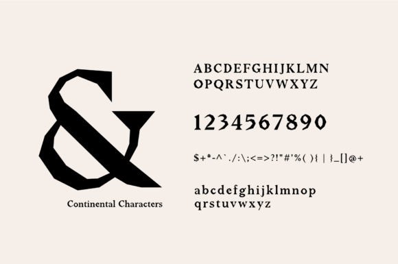 Continental Font - Preview 4