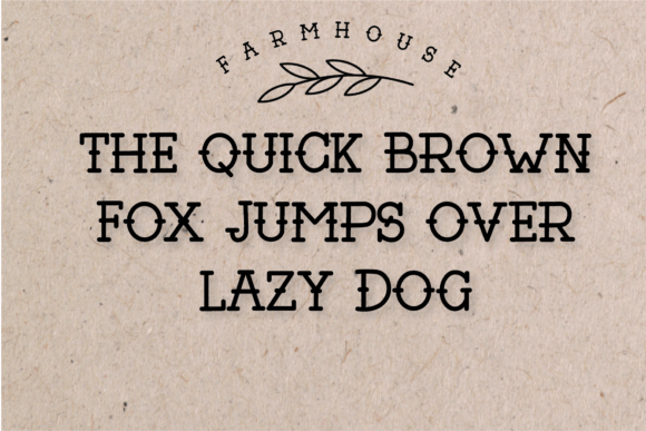 Farmhouse Font - Preview 1
