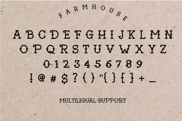 Farmhouse Font - Preview 4
