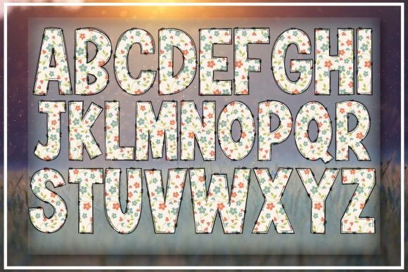 Fresh Floral Font - Preview 1
