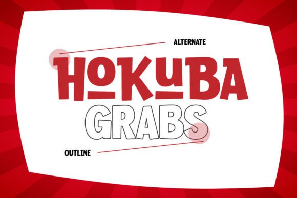 Hokuba Grabs Font - Preview 4