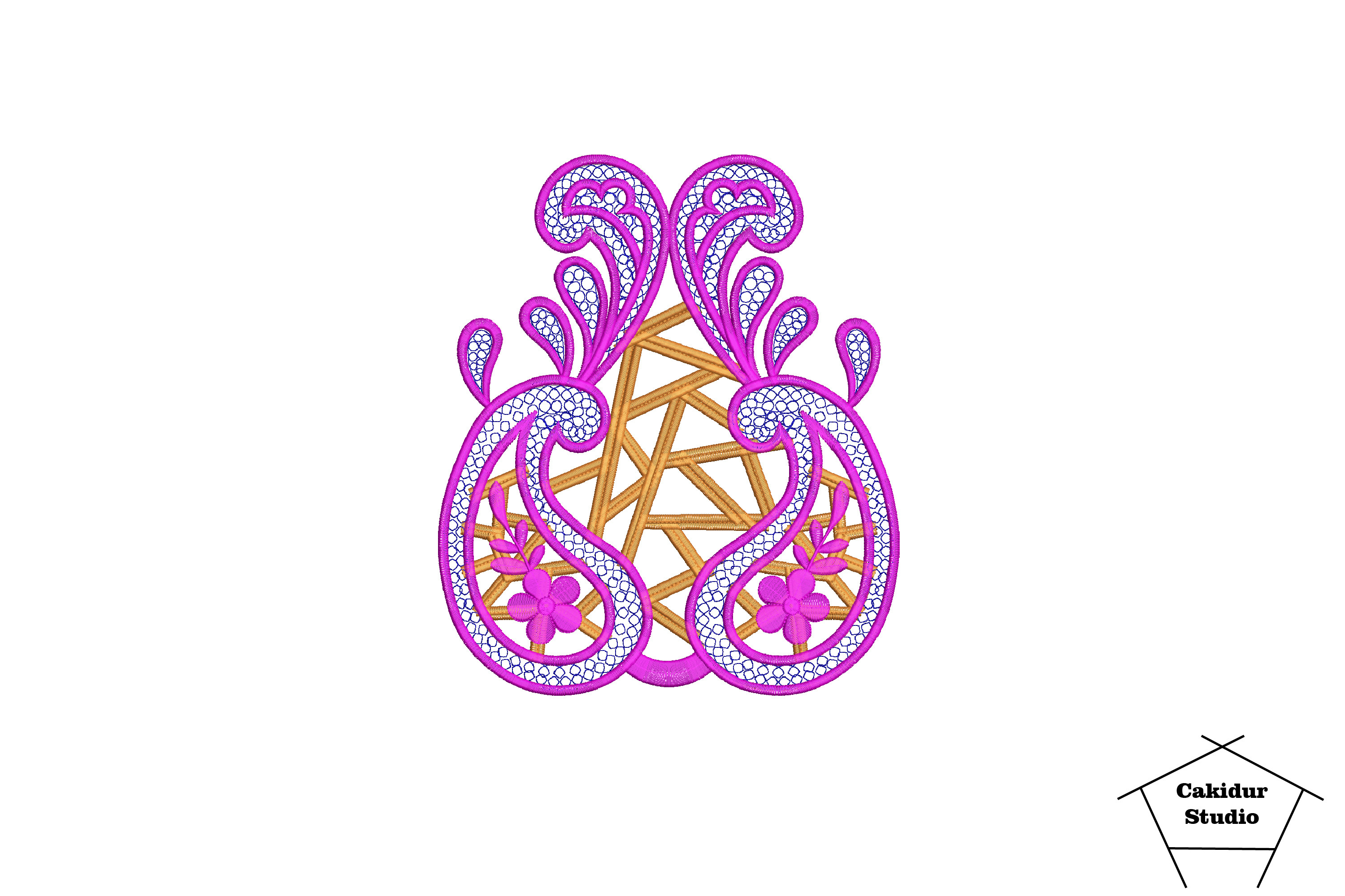 Pinky Sticky Paisley