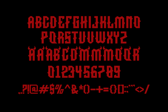 Monshter Font PNG with transparent background - Preview 3