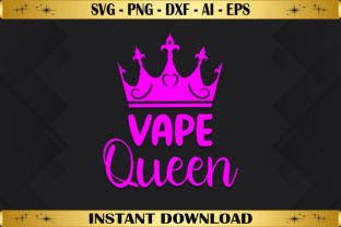 Vape Queen Graphic by abhamidakon · Creative Fabrica