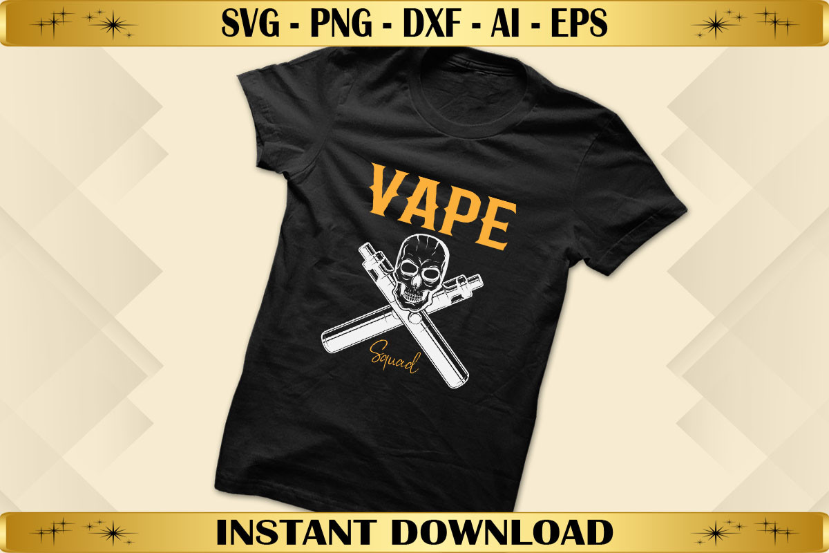Vape Squad Graphic by abhamidakon  Creative Fabrica