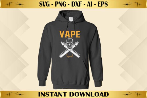 Vape Squad Graphic by abhamidakon  Creative Fabrica