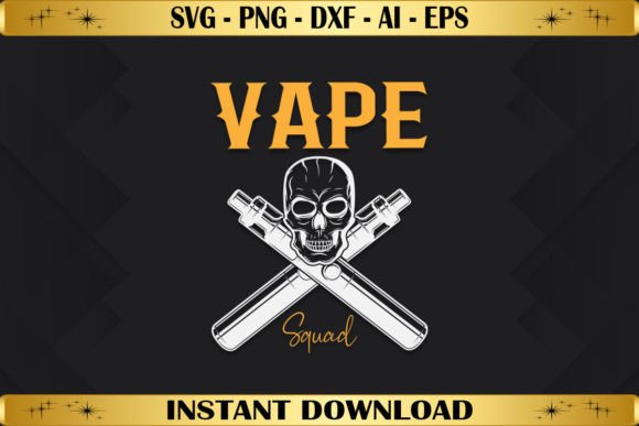 Vape Squad Graphic by abhamidakon  Creative Fabrica