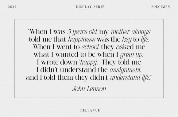Bellanue Font - Preview 4