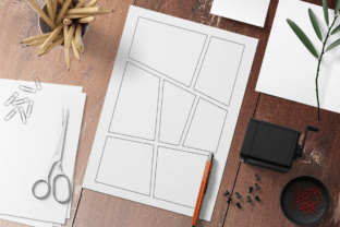 Blank Comic Book KDP Interior Template Graphic by Rozilya Designer ...