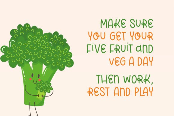 A Little Kale Font - Preview 1