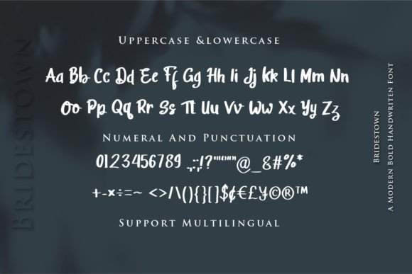 Bridestown Font - Preview 5