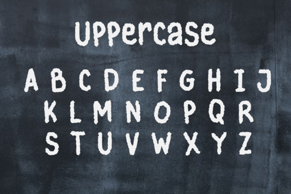 Chalky Chalk Font - Preview 1
