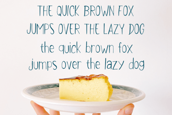 Cheese Milk Font - Preview 3