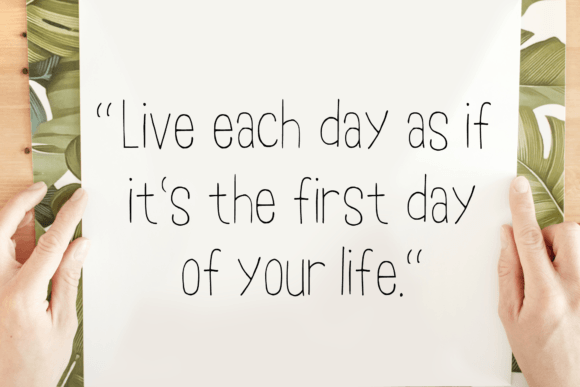 Daily Writing Font PNG with transparent background - Preview 2