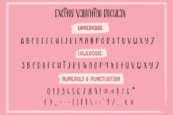 Excites Valentine Duo Font - Preview 5