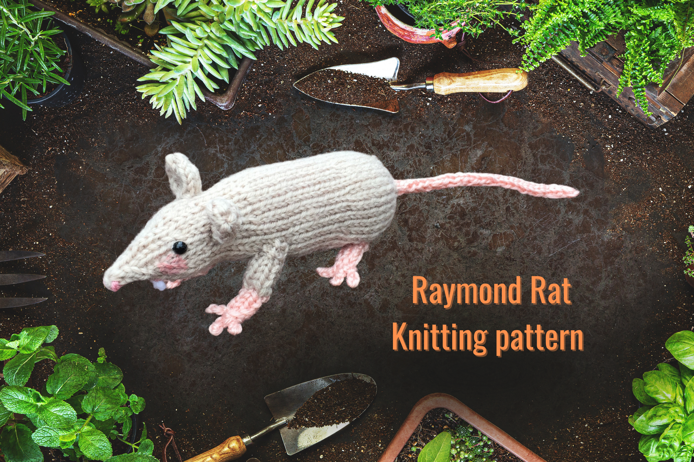 Little Raymond Rat Knitting Pattern