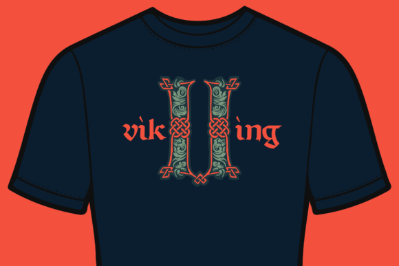 Medieval Knots Font PNG with transparent background - Preview 2