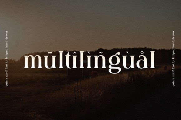 Quinta Font PNG with transparent background - Preview 3