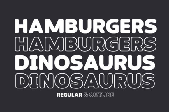 Back Groove Font - Preview 4