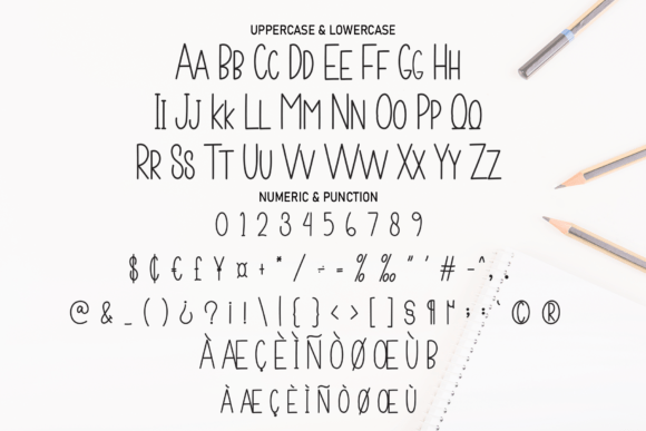 Books and Pens Font - Preview 6